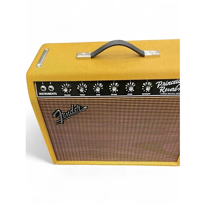 Used Fender 65 Princeton Reverb 1x10 15W Tube Guitar Combo Amp