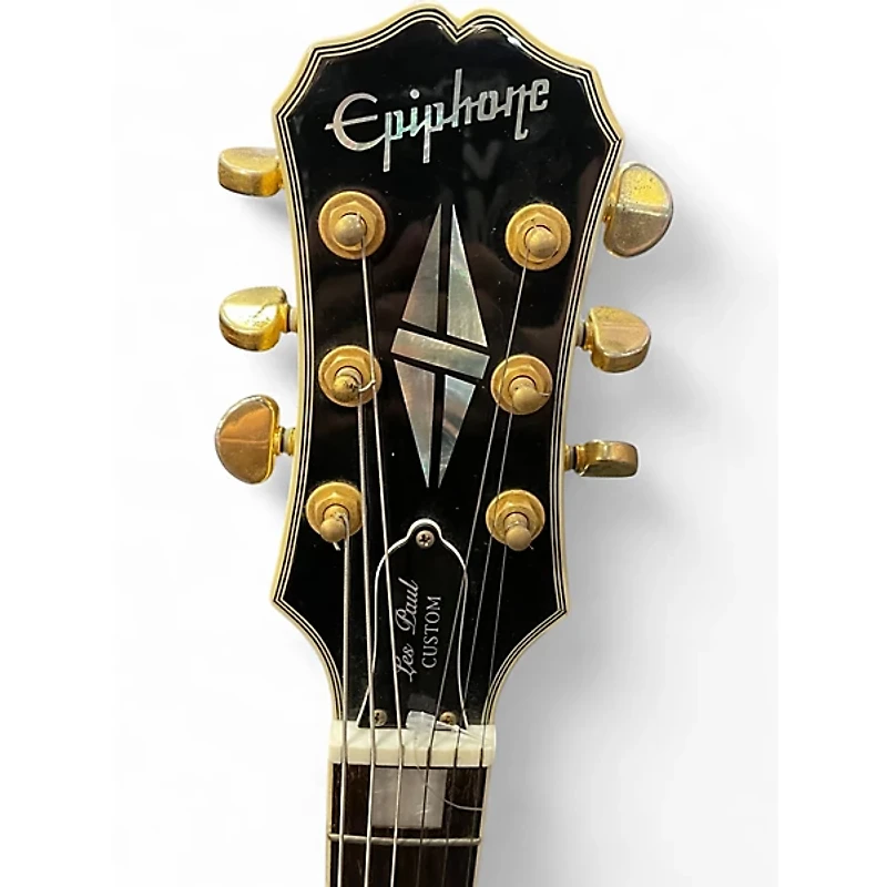 Used Epiphone Les Paul Custom SG Cream Solid Body Electric Guitar