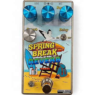 Used Summer School Electronics Spring Break Reverb Effect Pedal