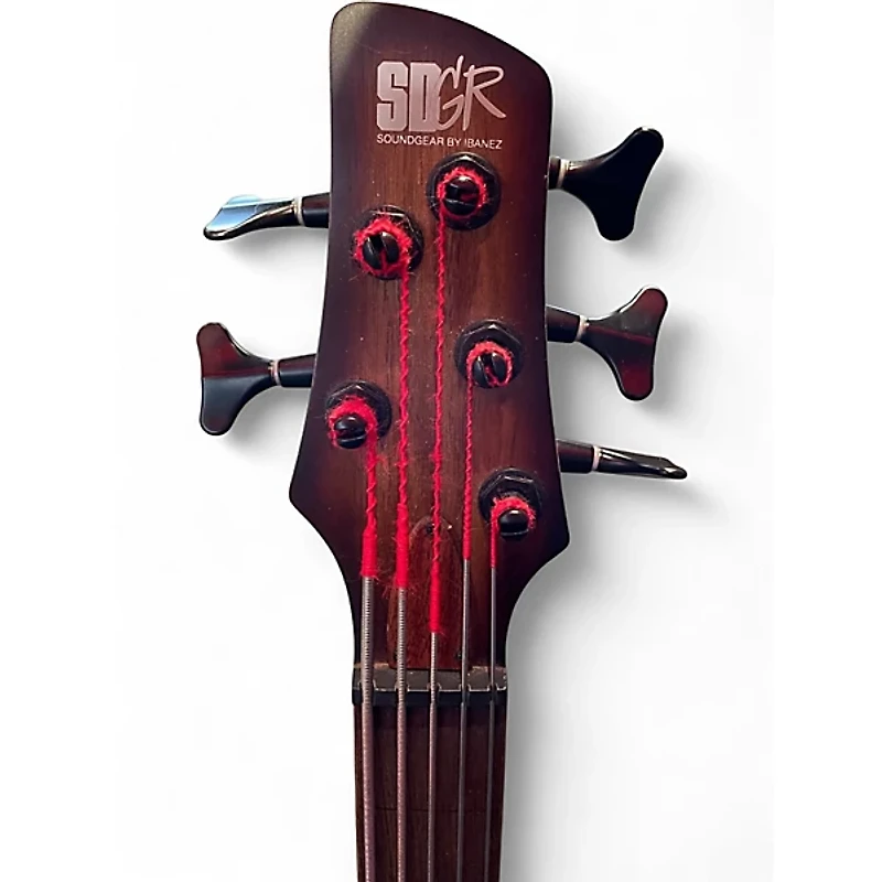 Used Ibanez SRH505F Sunburst Electric Bass Guitar
