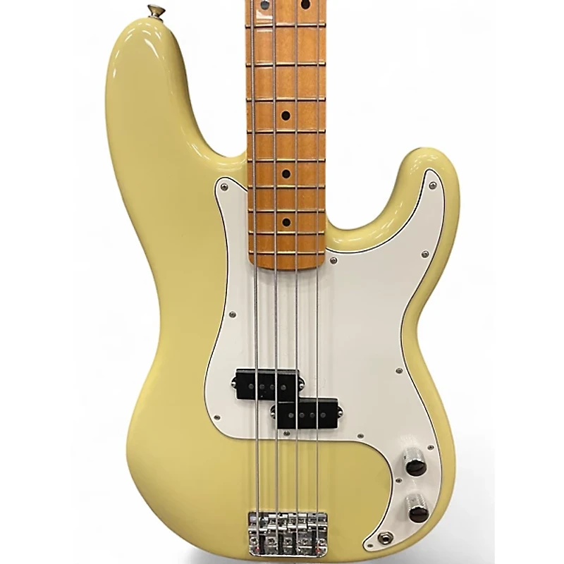 Used Fender PLAYER II PRECISION BASS HIALEAH YELLOW Electric Bass Guitar