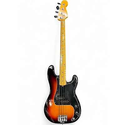 Used Fender American Professional II Precision Bass Sunburst Electric Bass Guitar