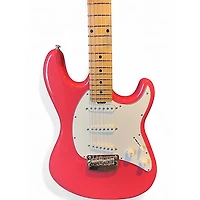 Used Ernie Ball Music Man Cutlass Coral Red Solid Body Electric Guitar