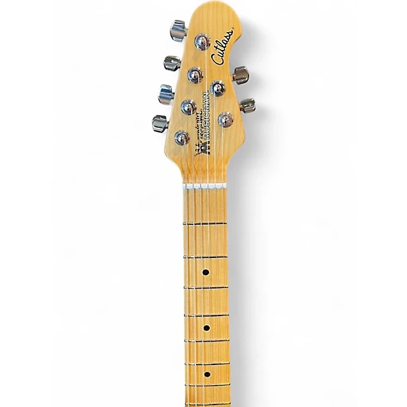 Used Ernie Ball Music Man Cutlass Coral Red Solid Body Electric Guitar