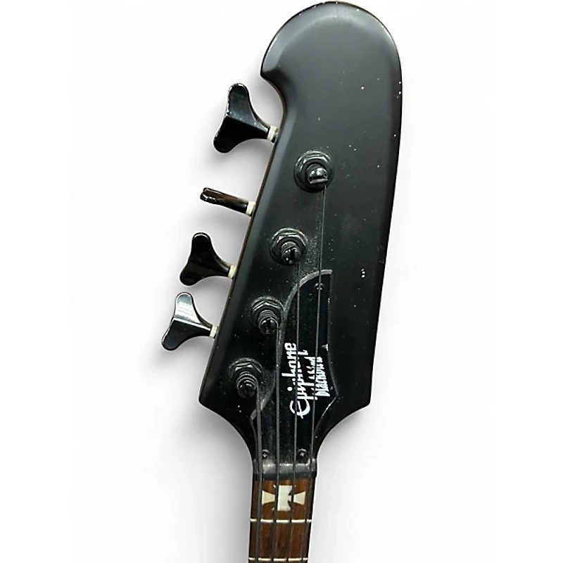 Used Epiphone Nikki Sixx Signature Blackbird Black Electric Bass Guitar