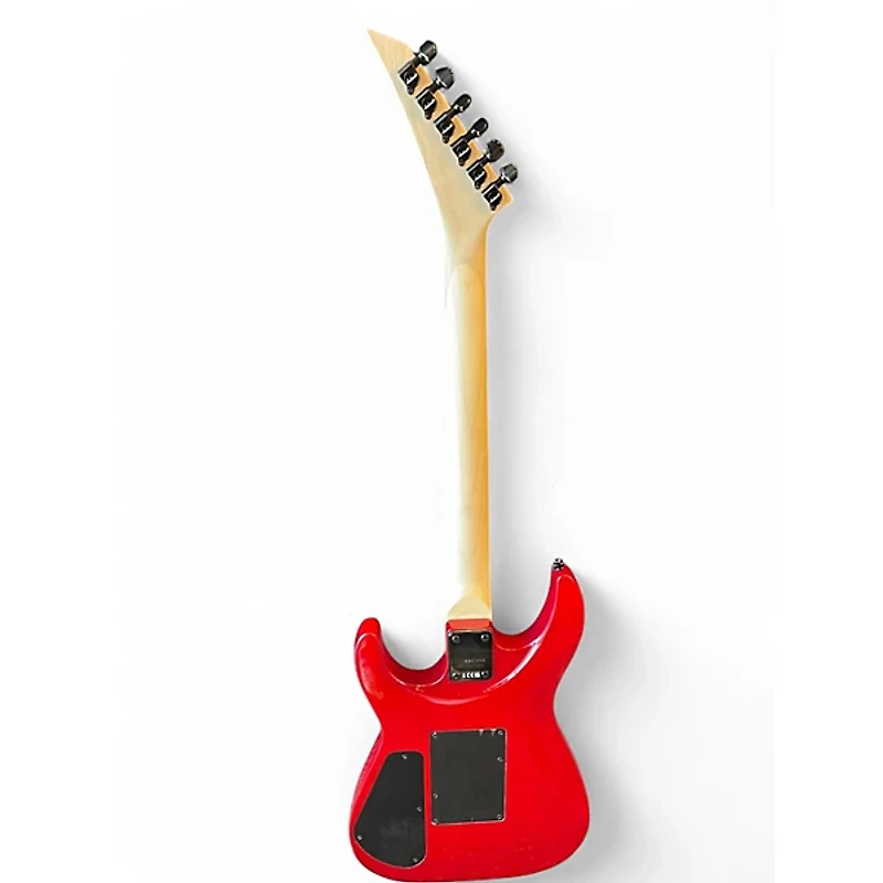 Used Jackson JS34Q Dinky Trans Red Solid Body Electric Guitar