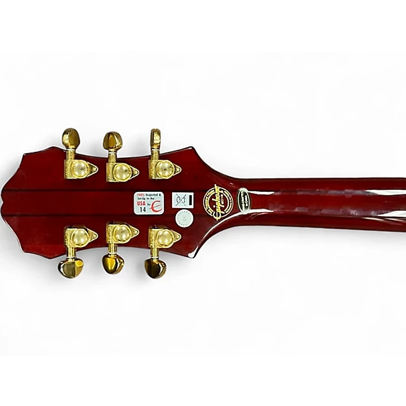 Used Epiphone Sheraton II Pro wine red Hollow Body Electric Guitar