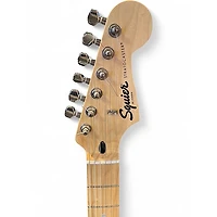 Used Squier Standard Stratocaster Black and White Solid Body Electric Guitar