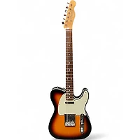 Used Fender Telecaster Custom 3 Tone Sunburst Solid Body Electric Guitar