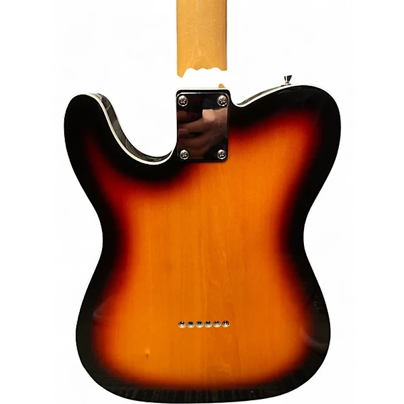 Used Fender Telecaster Custom 3 Tone Sunburst Solid Body Electric Guitar