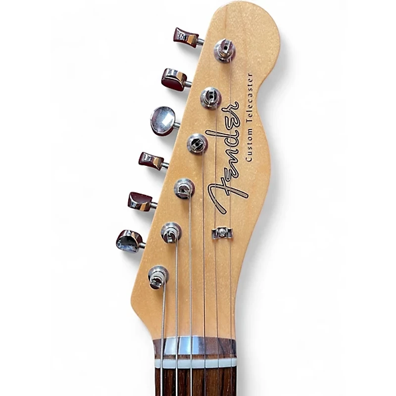 Used Fender Telecaster Custom 3 Tone Sunburst Solid Body Electric Guitar