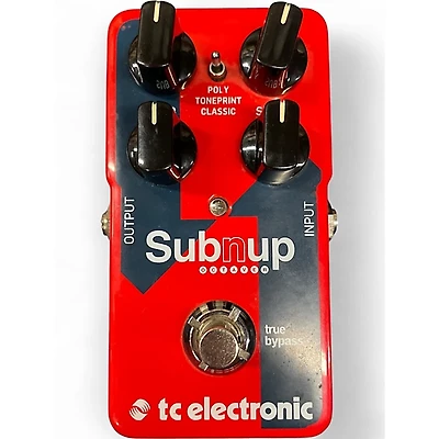 Used TC Electronic Sub N Up Octaver Effect Pedal
