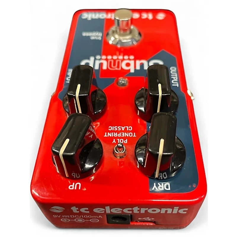 Used TC Electronic Sub N Up Octaver Effect Pedal