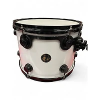 Used 1990s DW 3 Piece 3 Pc Collectors kit Keller shells White w/Black Chrome Hardware Drum Kit