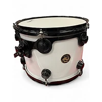 Used 1990s DW 3 Piece 3 Pc Collectors kit Keller shells White w/Black Chrome Hardware Drum Kit