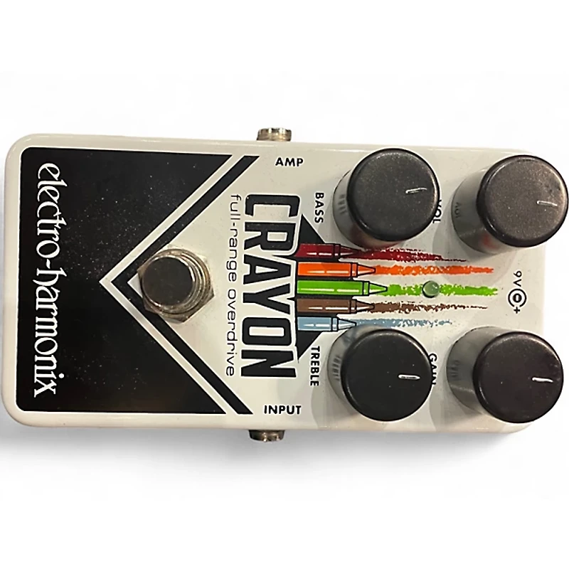 Used Electro-Harmonix Crayon Full Range Overdrive Effect Pedal