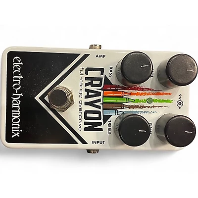 Used Electro-Harmonix Crayon Full Range Overdrive Effect Pedal