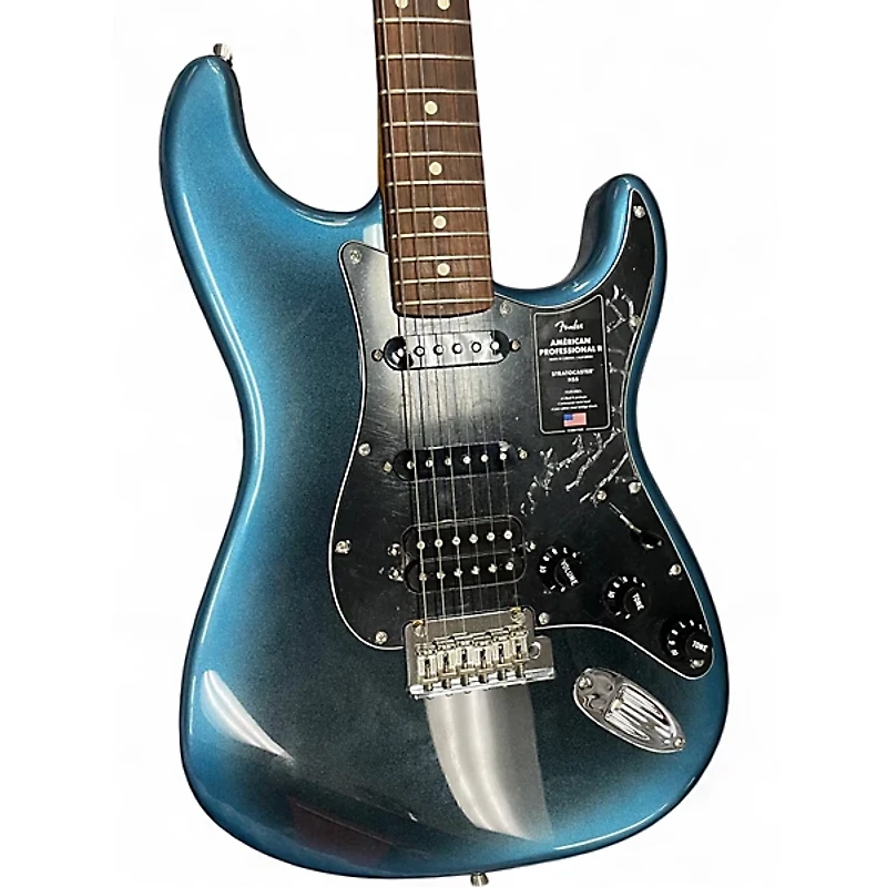 Used Fender American Professional II Stratocaster DARK KNIGHT Solid Body Electric Guitar