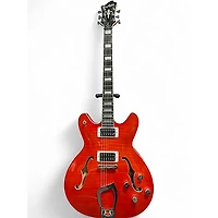 Used Hagstrom SUPER VIKING Orange Hollow Body Electric Guitar