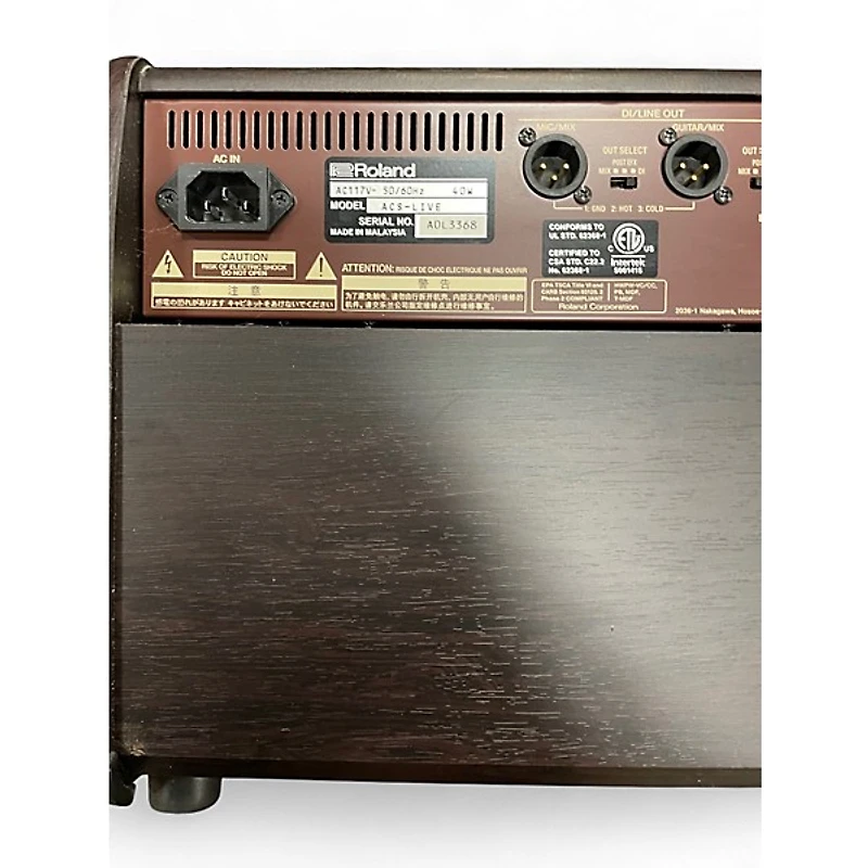 Used BOSS ACS-LIVE Acoustic Guitar Combo Amp