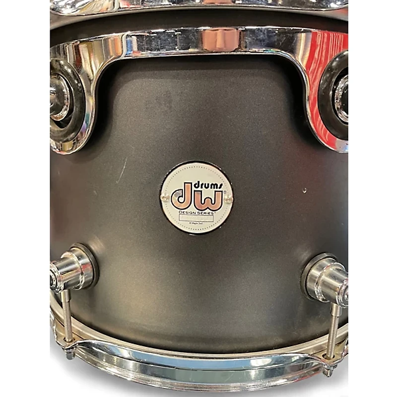 Used DW 3 Piece Design Series Satin Black Drum Kit