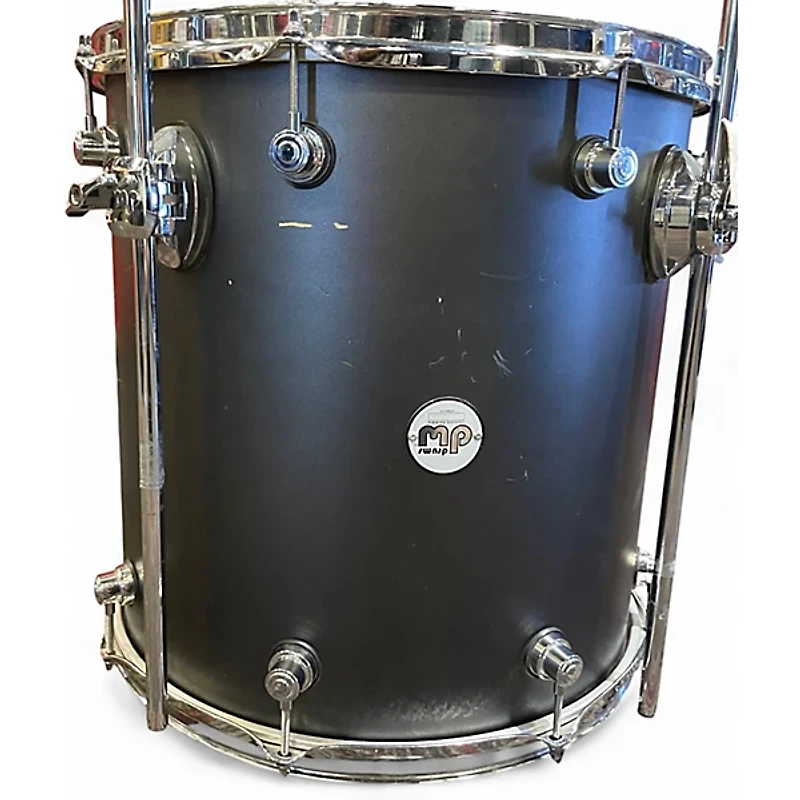 Used DW 3 Piece Design Series Satin Black Drum Kit