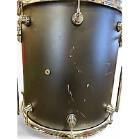 Used DW 3 Piece Design Series Satin Black Drum Kit