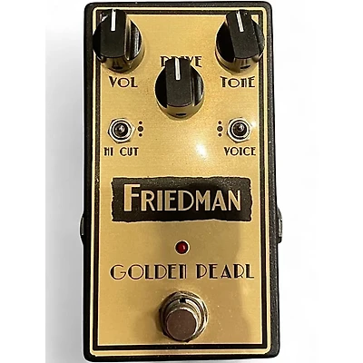 Used Friedman Golden Pearl Overdrive Effect Pedal