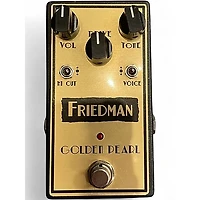 Used Friedman Golden Pearl Overdrive Effect Pedal