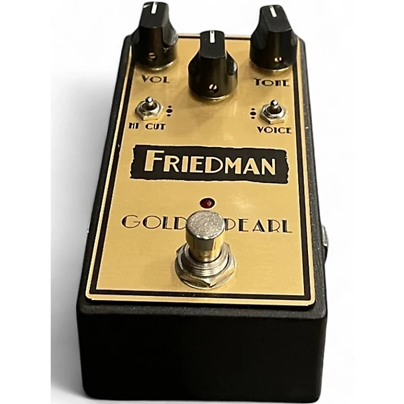 Used Friedman Golden Pearl Overdrive Effect Pedal