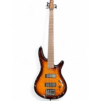 Used Ibanez SR405 5 String DRAGON EYE BURST Electric Bass Guitar