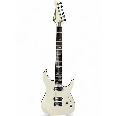 Used Schecter Guitar Research Reaper 6 Custom White Solid Body Electric Guitar