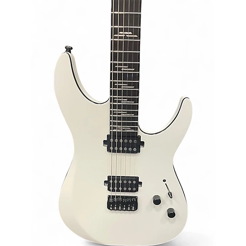Used Schecter Guitar Research Reaper 6 Custom White Solid Body Electric Guitar