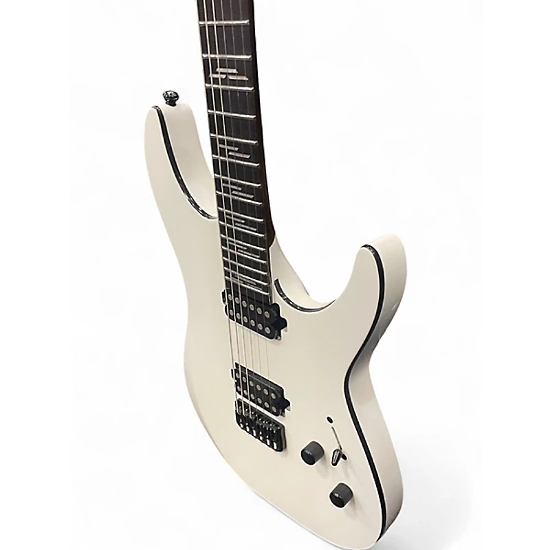Used Schecter Guitar Research Reaper 6 Custom White Solid Body Electric Guitar