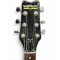 Used Washburn raven Black Solid Body Electric Guitar