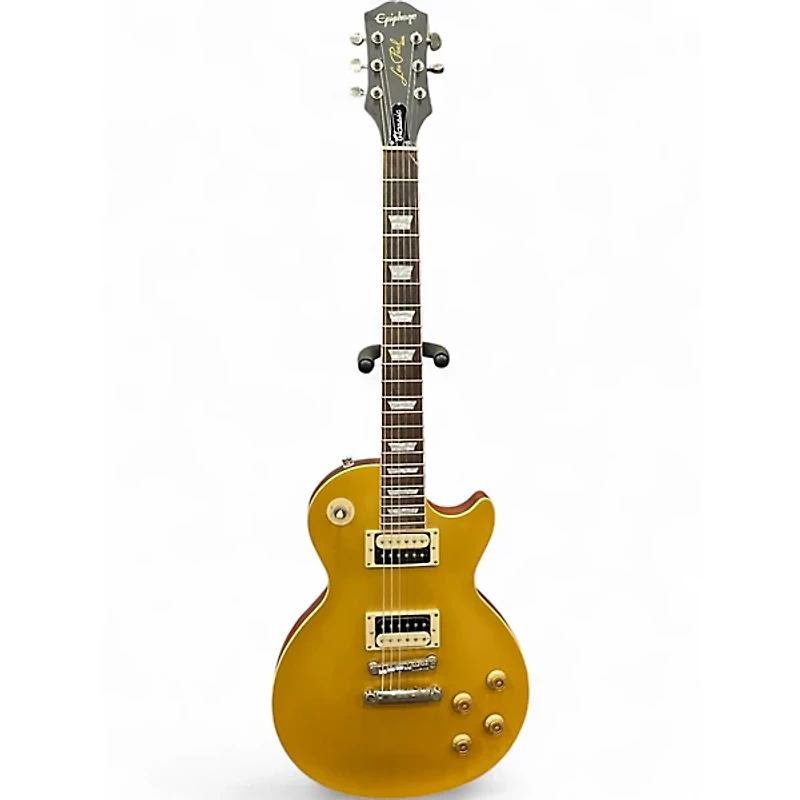 Used Epiphone Les Paul Classic Gold Top Solid Body Electric Guitar