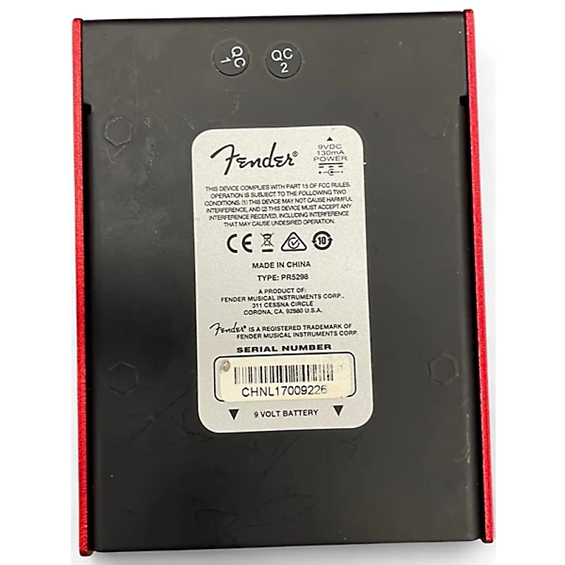 Used Fender santa ana overdrive Effect Pedal