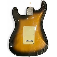 Used Fender Deluxe Stratocaster 2 Tone Sunburst Solid Body Electric Guitar