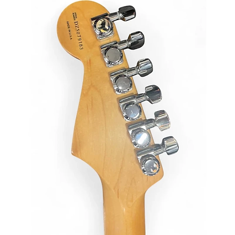 Used Fender Deluxe Stratocaster 2 Tone Sunburst Solid Body Electric Guitar