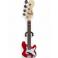 Used Squier MINI PRECISION BASS RED Electric Bass Guitar