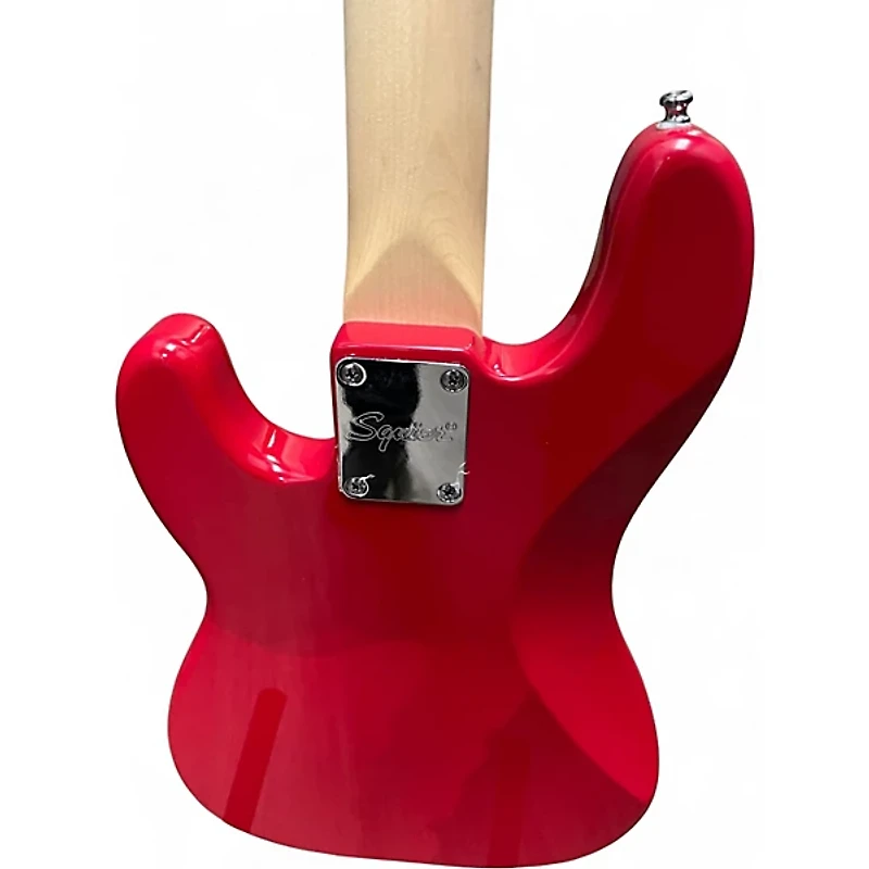 Used Squier MINI PRECISION BASS RED Electric Bass Guitar