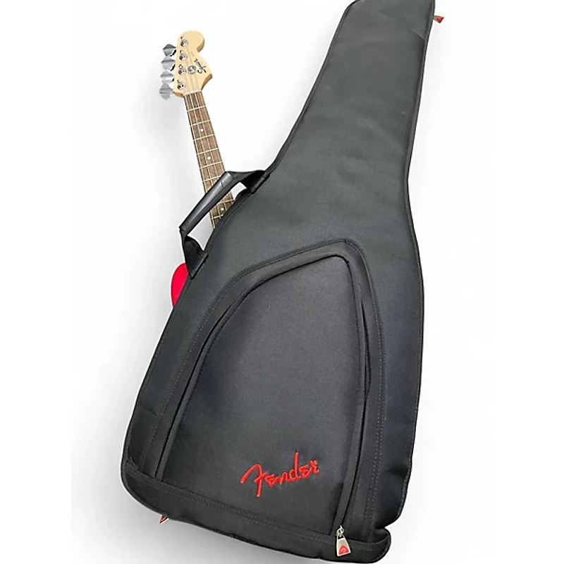 Used Squier MINI PRECISION BASS RED Electric Bass Guitar