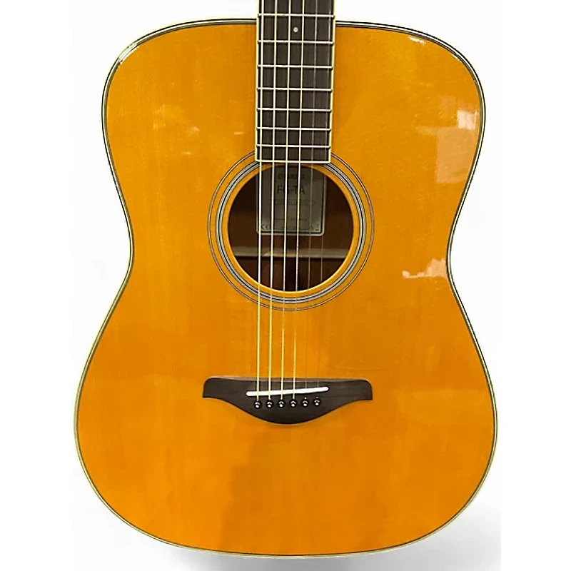 Used Yamaha FGTA Natural Acoustic Electric Guitar