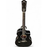 Used Taylor 214CE Deluxe Black Acoustic Electric Guitar