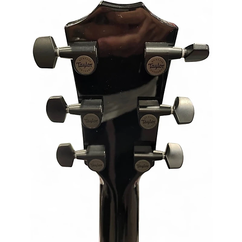 Used Taylor 214CE Deluxe Black Acoustic Electric Guitar