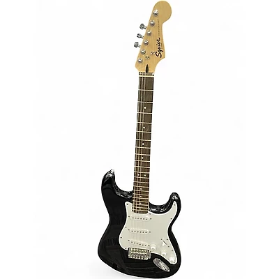 Used Squier SONIC STRATOCASTER Black Solid Body Electric Guitar