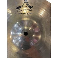 Used Zildjian 13in A Custom Hi Hat Pair Cymbal