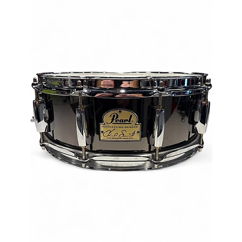 Used Pearl 14X5 Chad Smith Snare Black Drum