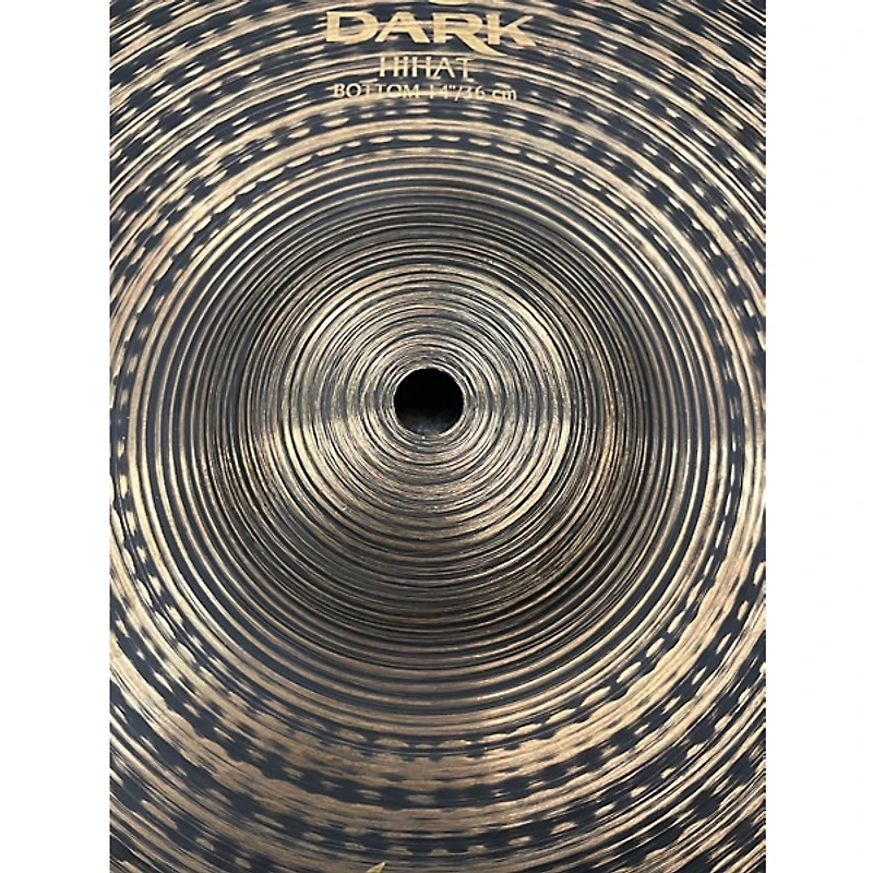 Used Zildjian 14in S Dark Hihats Cymbal