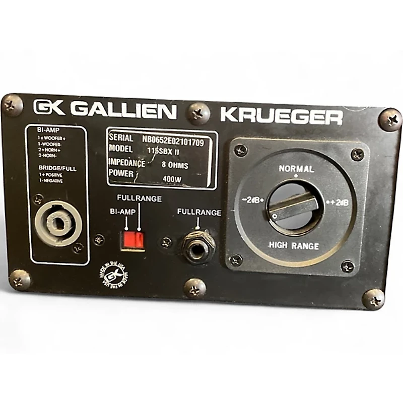 Used Gallien-Krueger 115SBX-II Bass Cabinet
